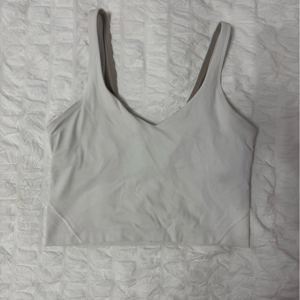 Lululemon White Align Tank Size 6